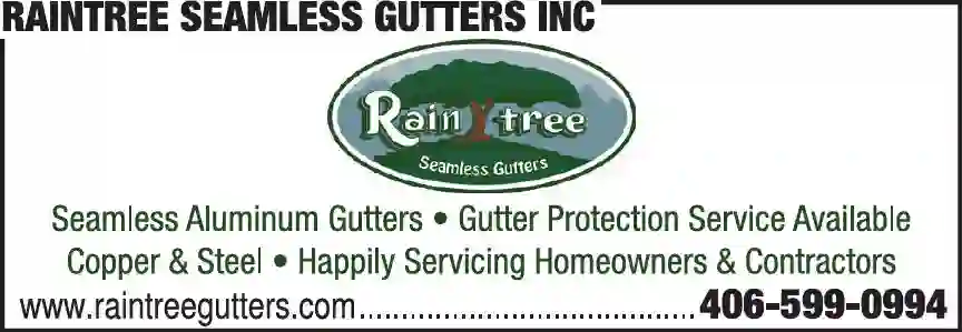 Gutters & Downspouts print ad for Raintree Seamless Gutters Inc