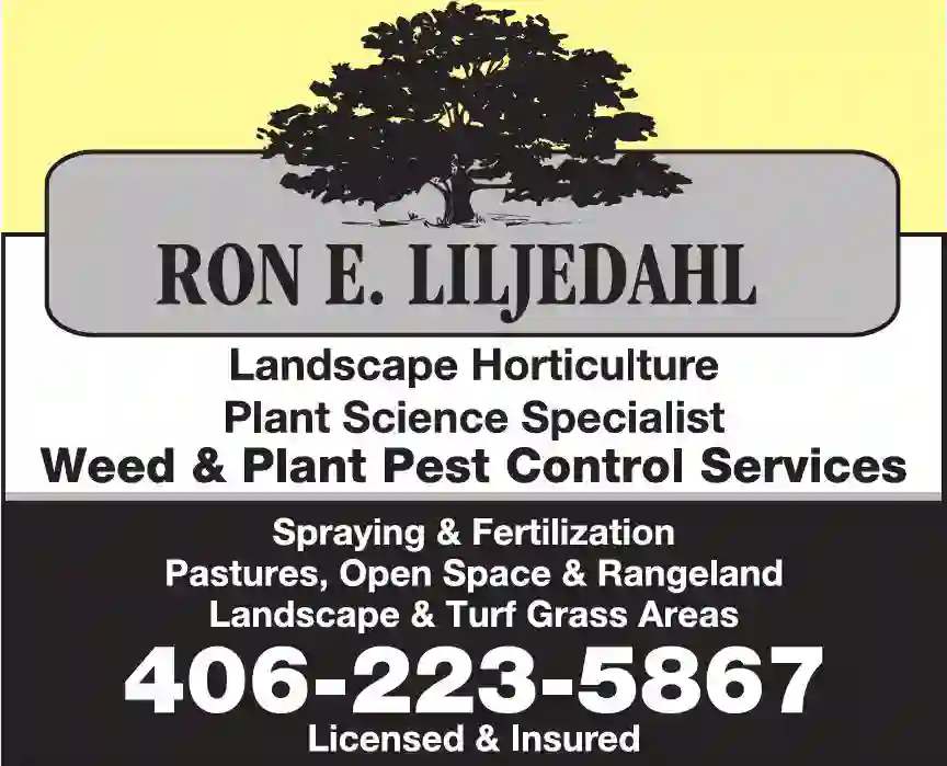Weed Control print ad for Ron E Liljedahl's Landscape Horticulture Plant Science Specialist