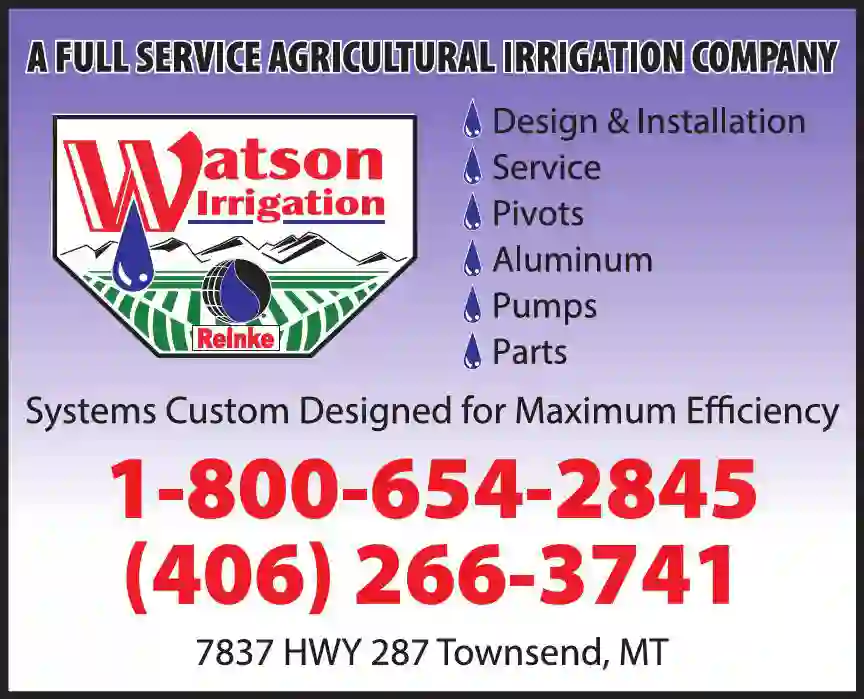 Irrigation Systems & Equipment print ad for Watson Irrigation Specialist Inc