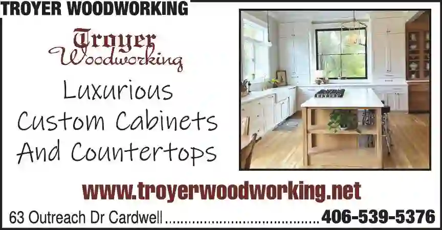 Kitchen Cabinets & Equipment print ad for Troyer Woodworking