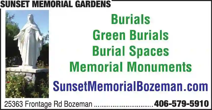 Cemeteries print ad for Sunset Memorial Gardens
