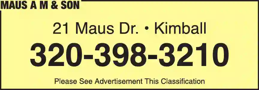 Auto Dealers - New print ad for Maus A M & Son