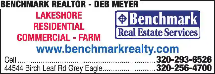 Real Estate print ad for Benchmark Realtor-Deb Meyer
