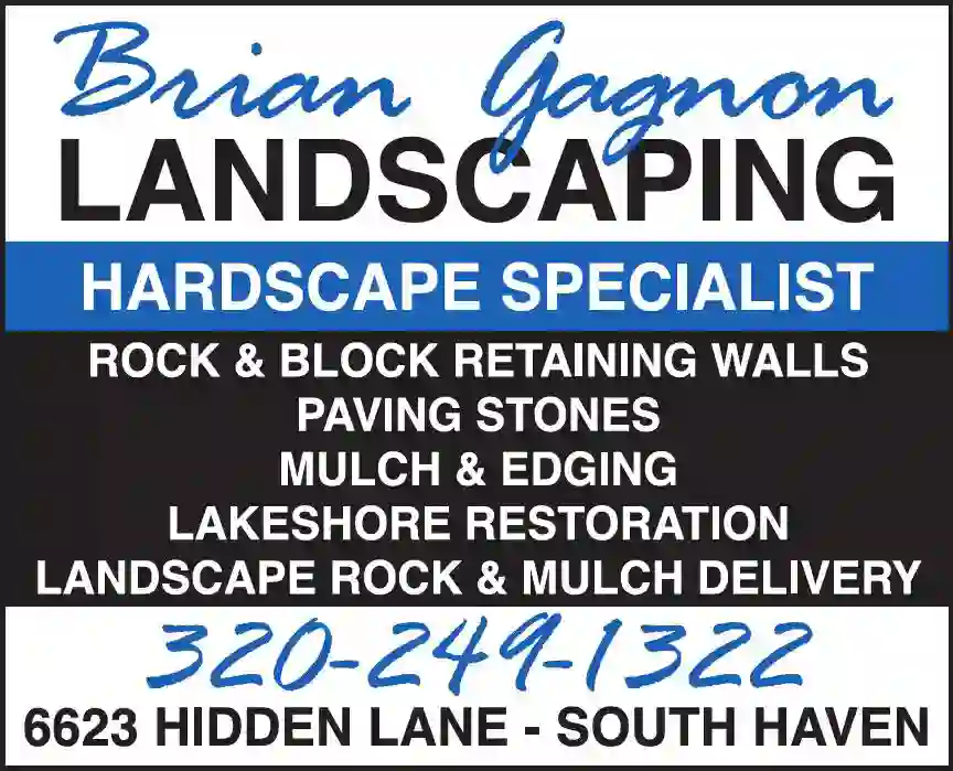 Landscape Contractors print ad for Gagnon Brian Landscaping