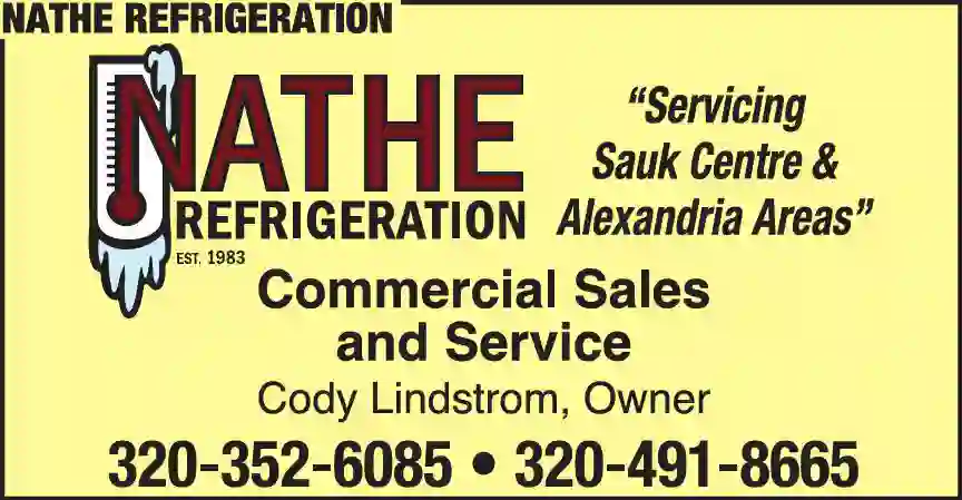 Refrigeration Equipment - Commercial - Sales & Service print ad for Nathe Refrigeration