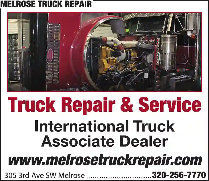 Truck - Repair & Service print ad for Melrose Truck Repair