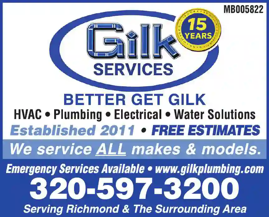 Heating Contractors print ad for Gilk Services
