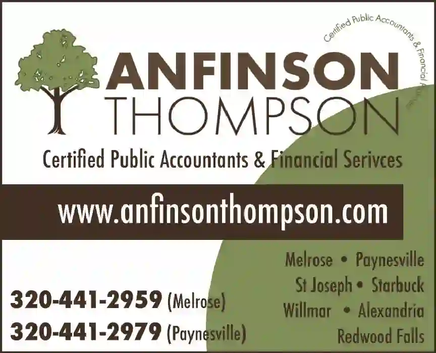 Accountants/Certified Public Accountants print ad for Anfinson Thompson & Company