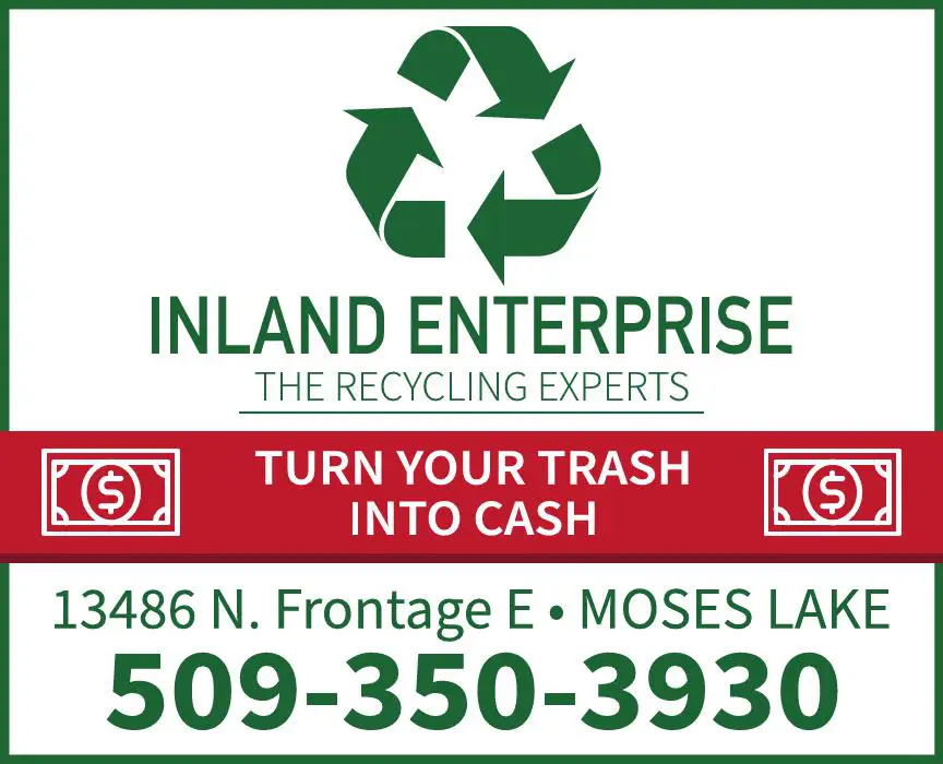 Recycling Services print ad for Inland Enterprise
