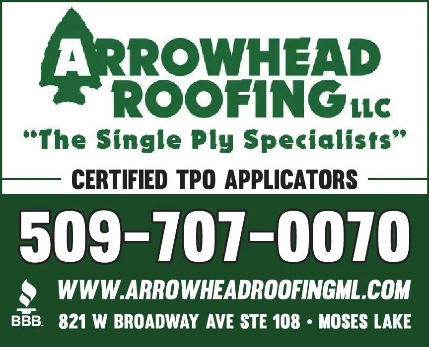Contractors - General print ad for Arrowhead Roofing LLC