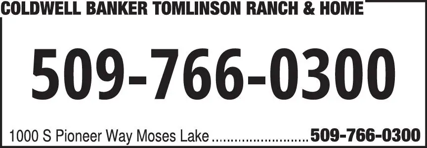Real Estate print ad for Coldwell Banker ^ Tomlinson Ranch & Home
