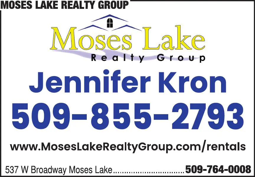 Property Management print ad for Moses Lake Realty Group