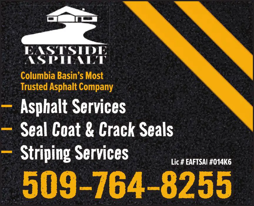 Paving Contractors print ad for Eastside Asphalt Inc