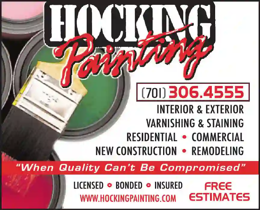 Painting Contractors print ad for Hocking Painting