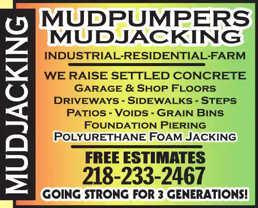 Mud Jacking Contractors print ad for Mudpumpers Mudjacking