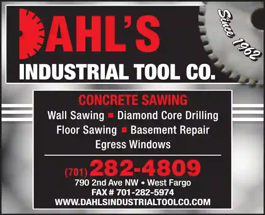 Concrete Breaking, Cutting, Sawing, Etc print ad for Dahl's Industrial Tool Co