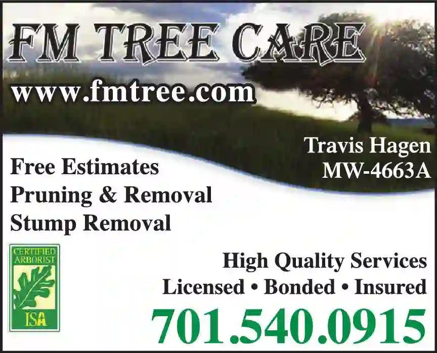 Tree Service print ad for FM Tree Care