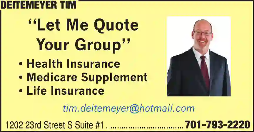Insurance - Health Care print ad for Deitemeyer Tim