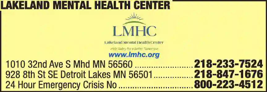 Counselors - Marriage, Family, Child & Individual print ad for Lakeland Mental Health Center
