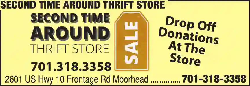 Thrift Stores print ad for Second Time Around Thrift Store