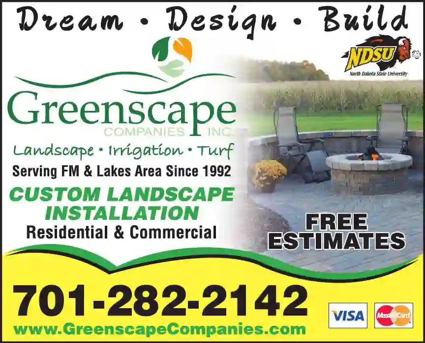 Landscape Contractors print ad for Greenscape Companies Inc