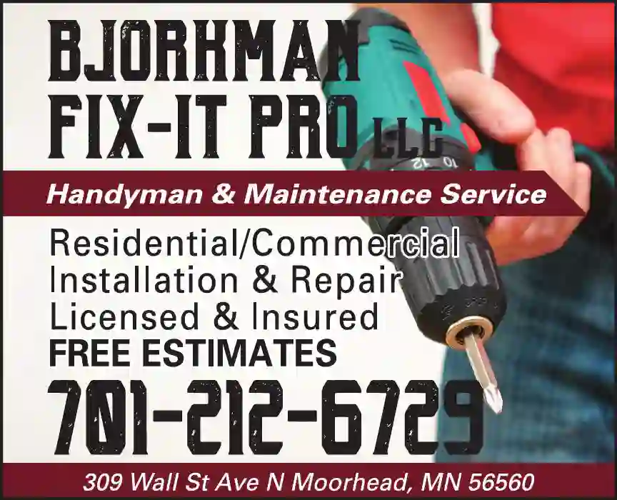Handy Person Service print ad for Bjorkman Fix-It Pro LLC