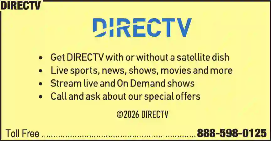 Satellite Equipment & Systems print ad for DirecTV