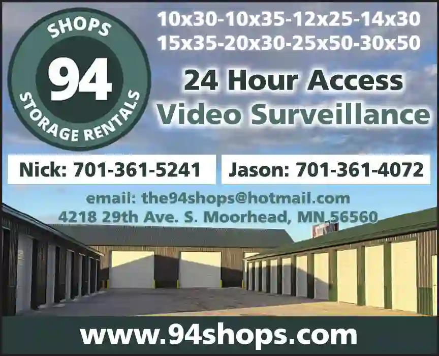 Storage print ad for 94 Shops Storage Rentals