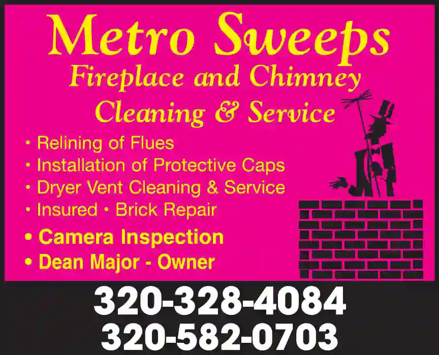 Chimney Cleaning print ad for Metro Sweeps