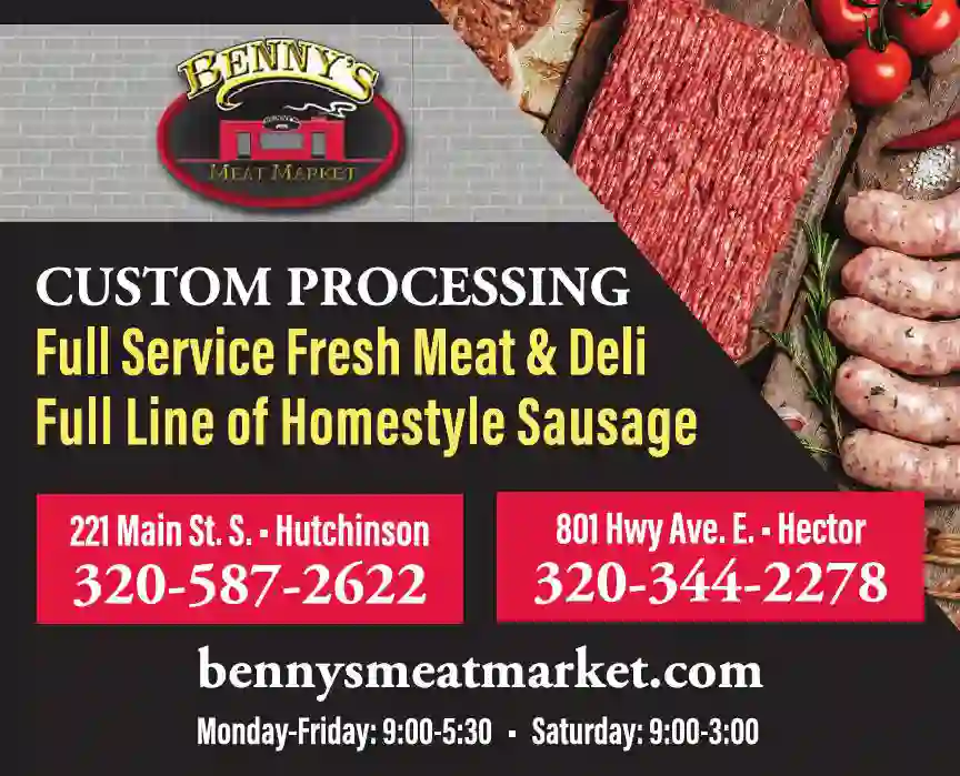 Meat - Retail print ad for Benny's Meat Market & Bakery