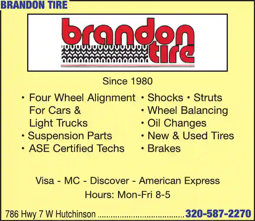 Auto Repair & Service print ad for Brandon Tire