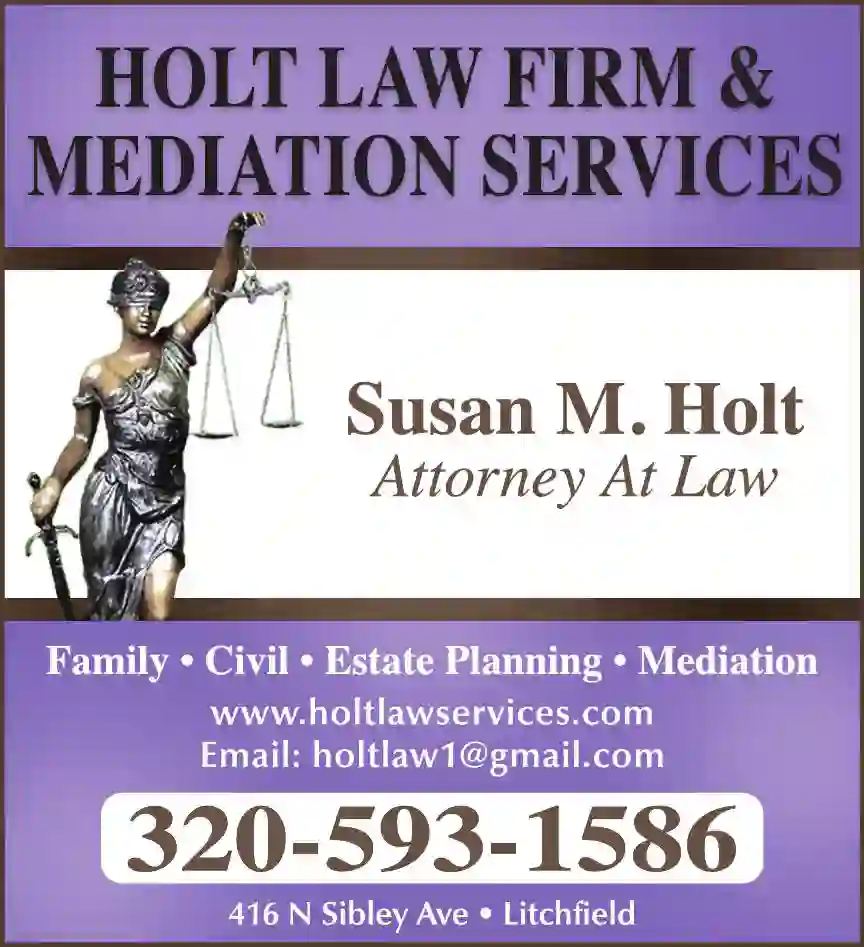 Attorneys print ad for Holt Law Firm & Mediation Services