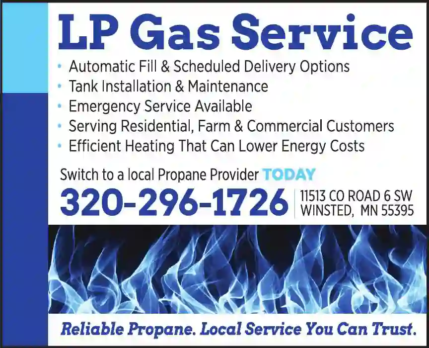 Gas - Propane print ad for LP Gas Service LLC