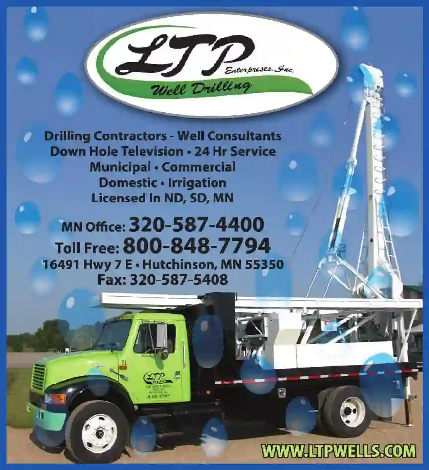 Well Drilling & Service print ad for LTP Enterprises