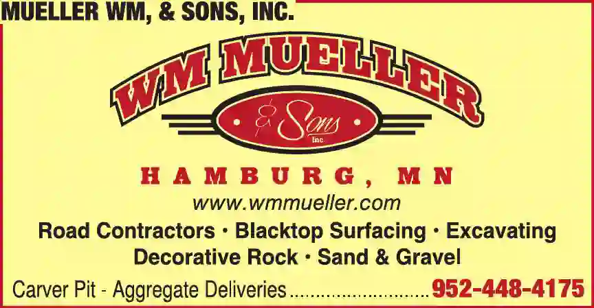 Sand & Gravel print ad for Mueller Wm & Sons Inc