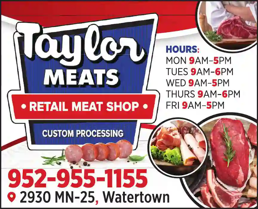Meat - Retail print ad for Taylor Meats