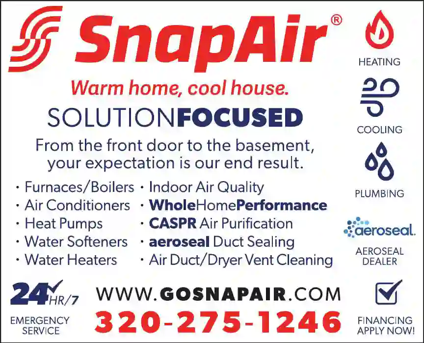 Air Conditioning - Contractors print ad for SnapAir LLC