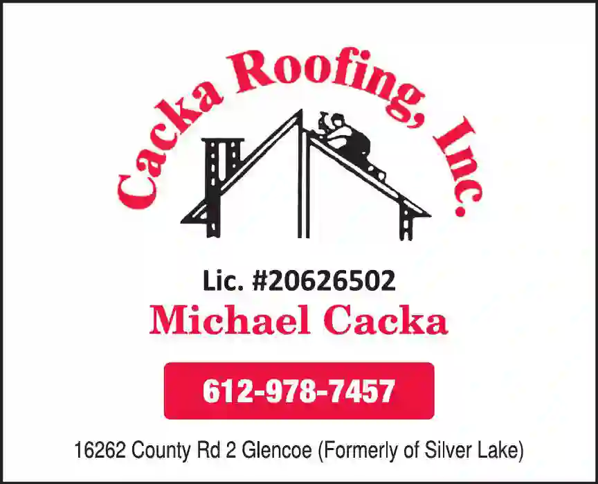 Roofing Contractors print ad for Cacka Roofing Inc