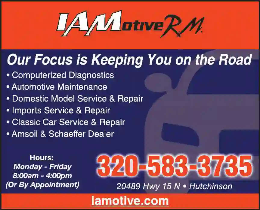 Auto Repair & Service print ad for IAMotiveRM