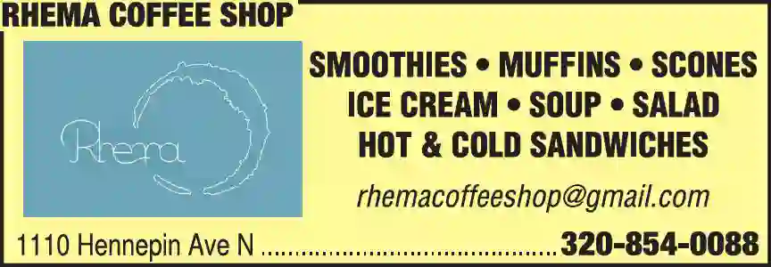 Restaurants print ad for Rhema Coffee Shop