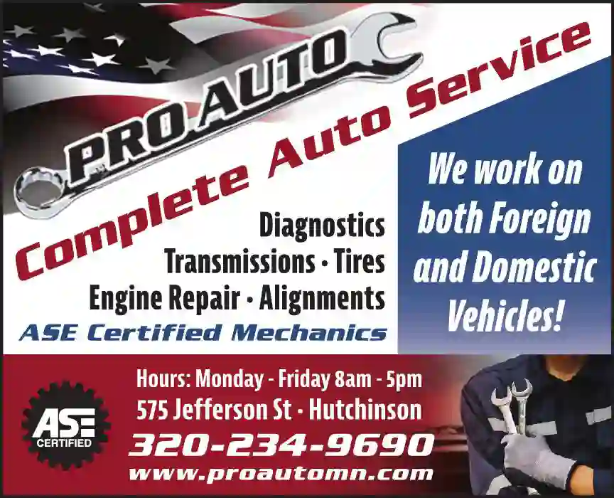 Auto Repair & Service print ad for Pro Auto