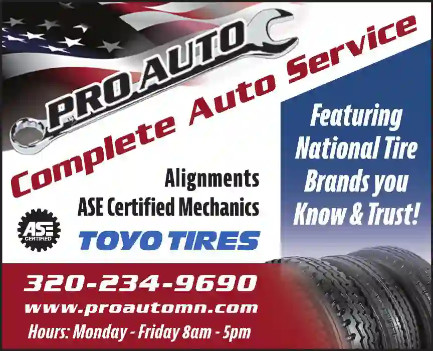 Tire Dealers print ad for Pro Auto