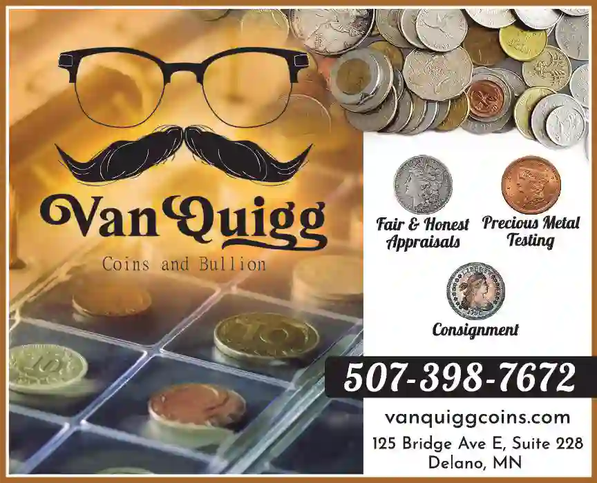 Coin Dealers Supplies, Etc. print ad for Vanquigg Coins and Bullion