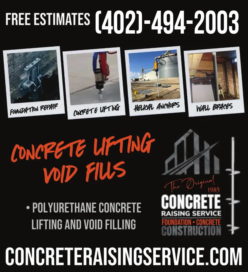 Contractors - General print ad for Concrete Raising Service