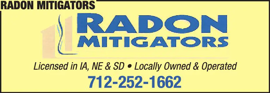 Radon Mitigation Services print ad for Radon Mitigators