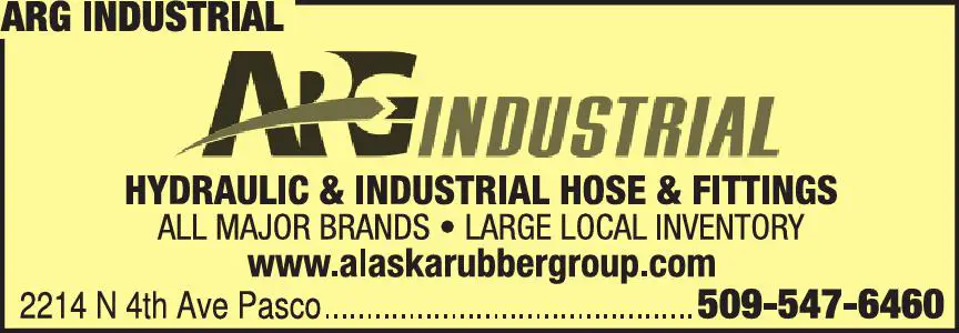 Hose Couplings & Fittings print ad for ARG Industrial
