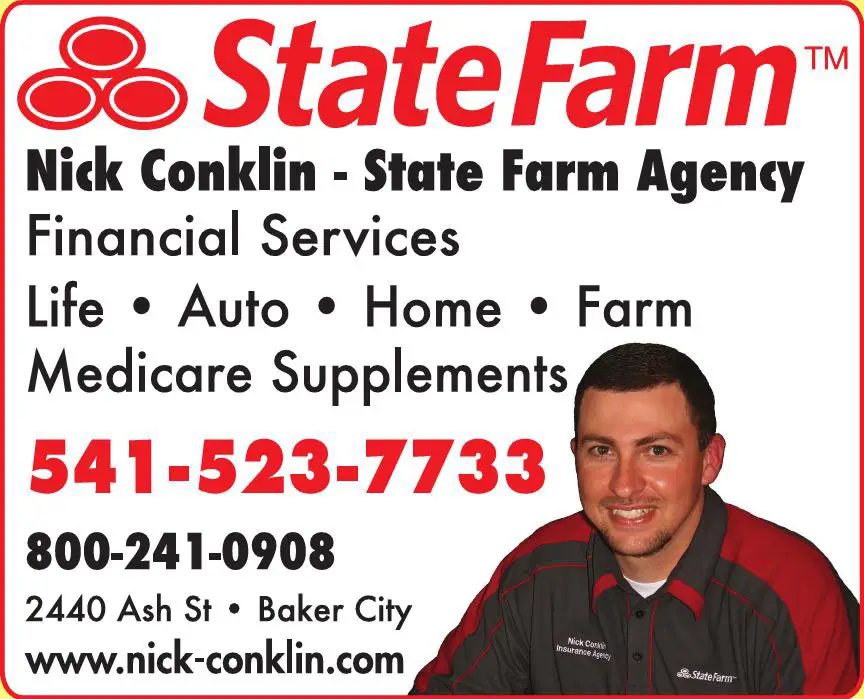 Insurance print ad for Conklin Nick ^ State Farm