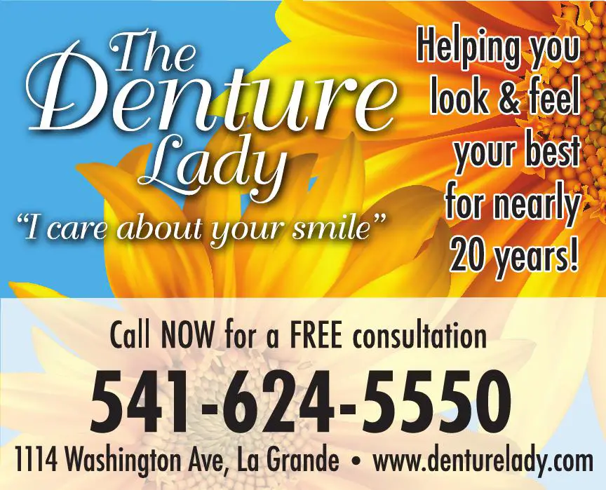 Dentists - Dentures print ad for Denture Lady The