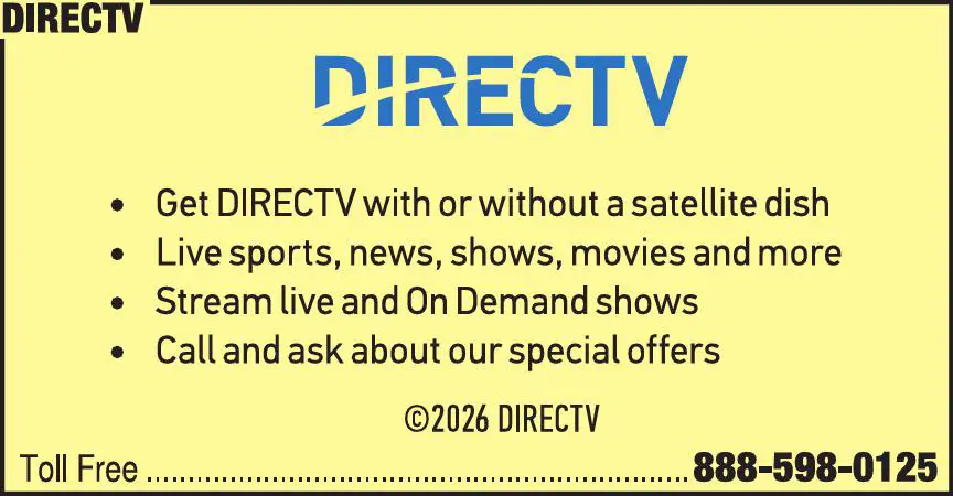 Internet Service Providers print ad for DirecTV