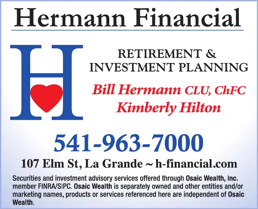 Investment Advisory Service print ad for Hermann Financial